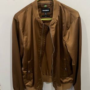 Bonobos Gold Bomber Jacket